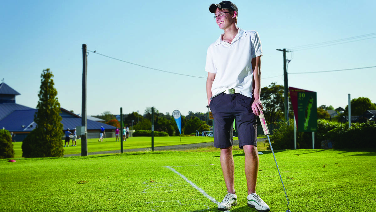 Hayden Gulliver plans to use his local knowledge to advantage in the four-day Jack Newton International Junior Classic starting at Maitland Golf Club today.
