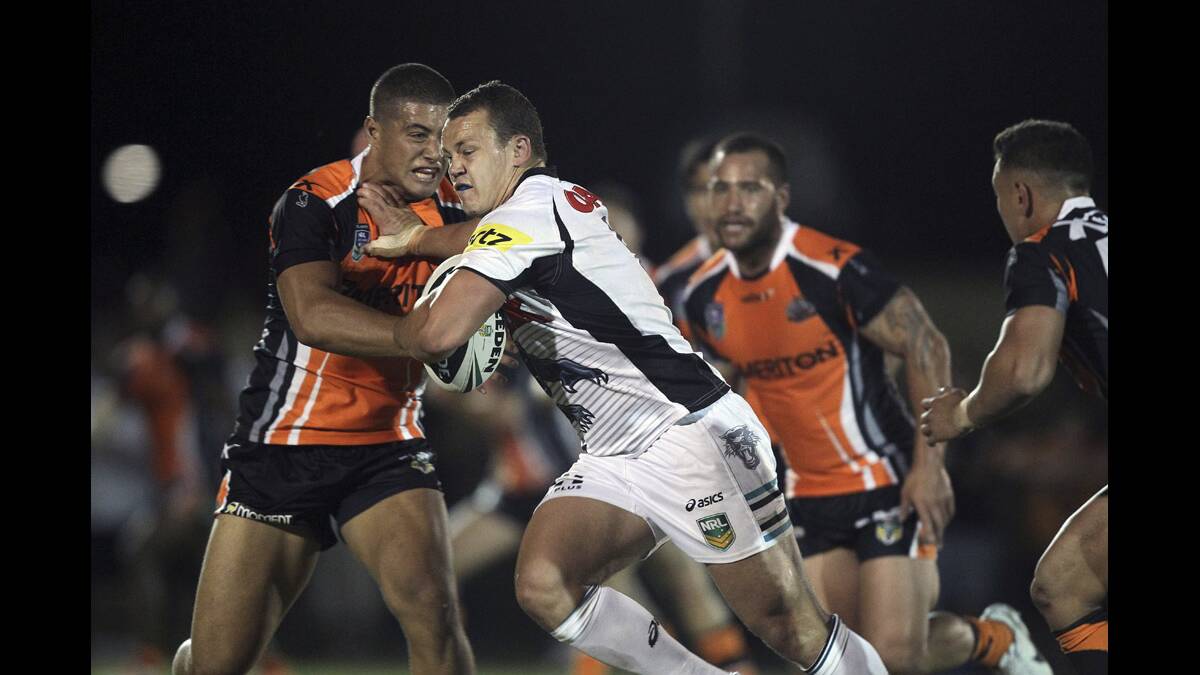 Sam Anderson in action for the Penrith Panthers.