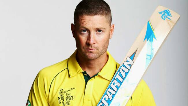 Michael Clarke is back in action at the World Cup.