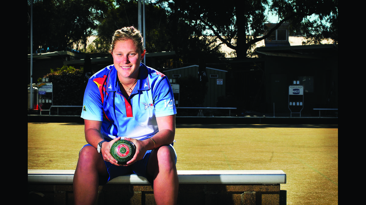 Raymond Terrace lawn bowler Natasha Scott.