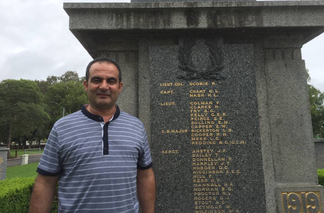 EMOTIONAL DAY: Ismail Haskara will honour those who fell during the Gallipoli campaign 100 years ago.