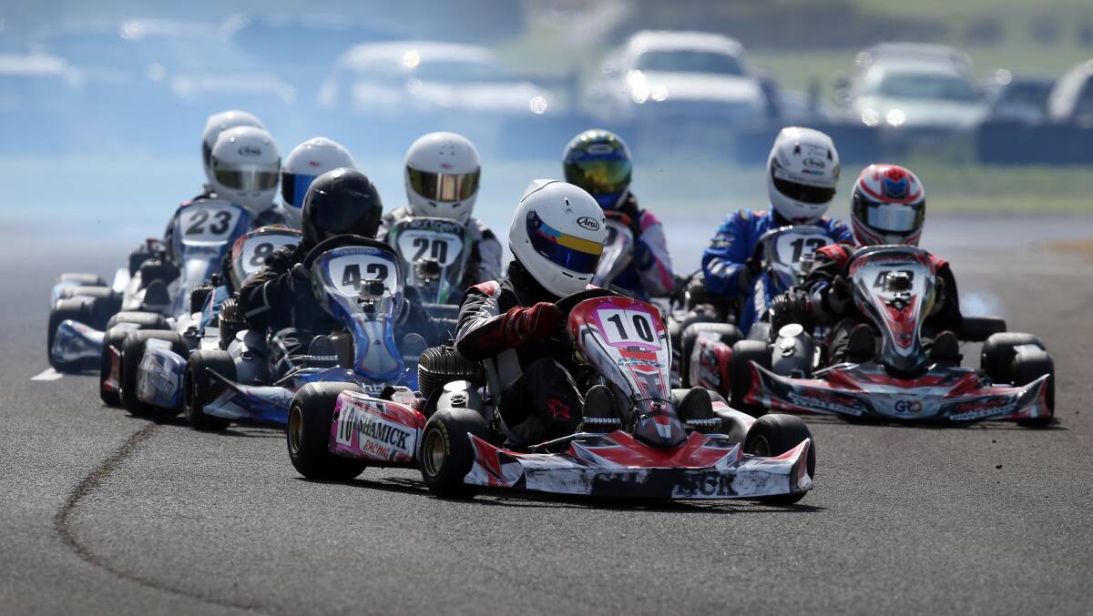 ACTION PACKED: The national kart titles at Cameron Park are the biggest show in the Hunter this Easter.