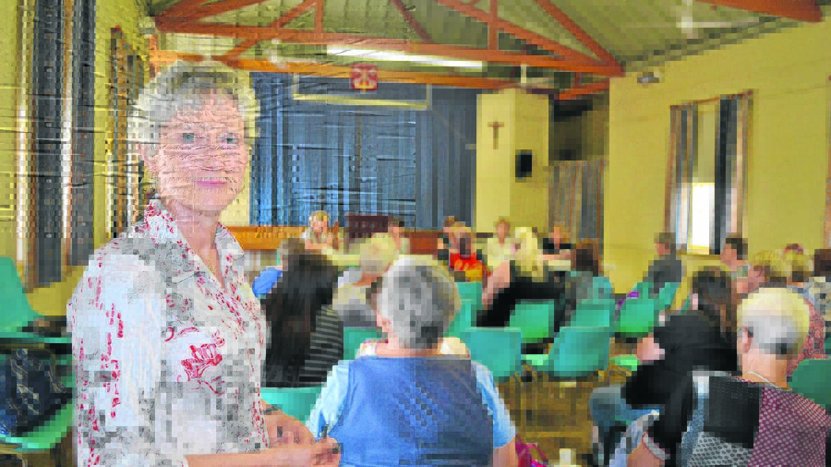 LEARNING EXPERIENCE:  East Maitland GAPS volunteer Marilyn Seccombe at yesterday’s meeting.    	Picture by JESSICA BROWN 