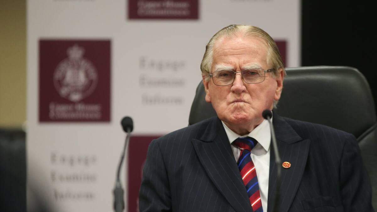 Inquiry chairman Fred Nile.