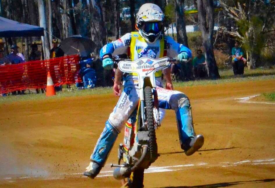Victorian rider Cooper Riordan is aiming for a bagful of points from the final two rounds of the Winter Challenge series at Kurri Kurri Speedway Club on the weekend.  