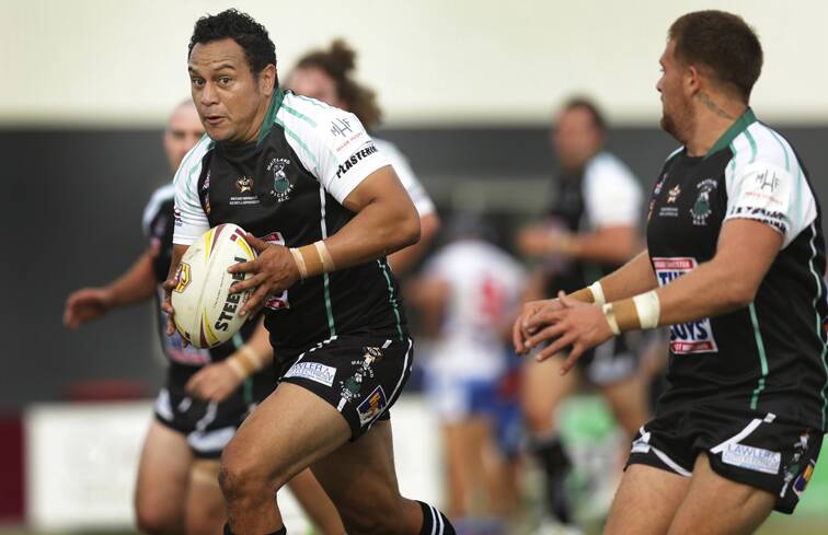Five-eighth Zebastian Luisi pictured is partnering in the halves with halfback Tyler Perrin.	