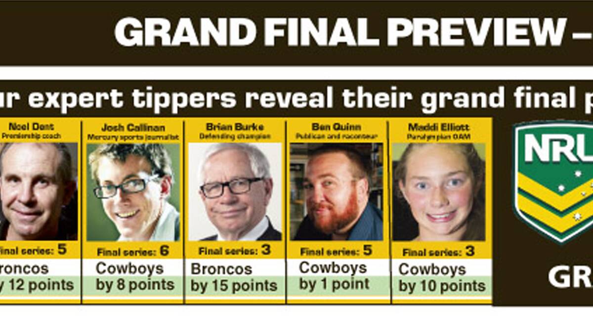 Ben Quinn certainly can claim expert tipper status after picking the Cowboys to win and the margin in the grand final.