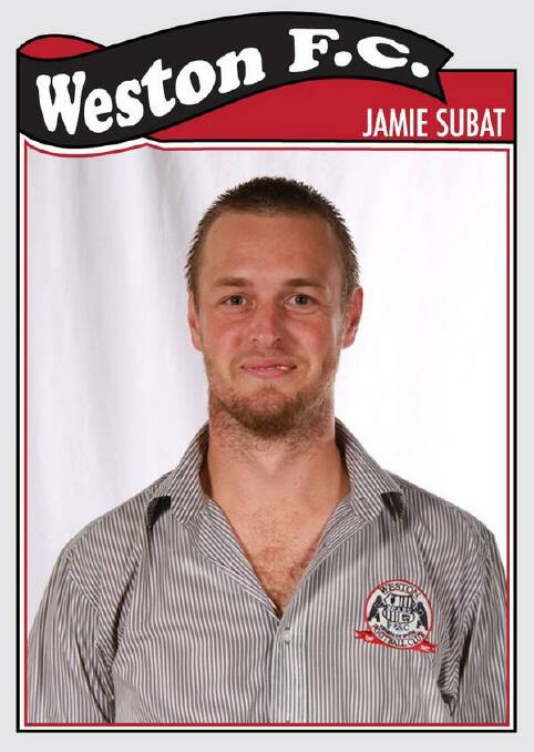 Weston Bears striker Jamie Subat sealed their win against the Jaffas with a 70th minute penalty.