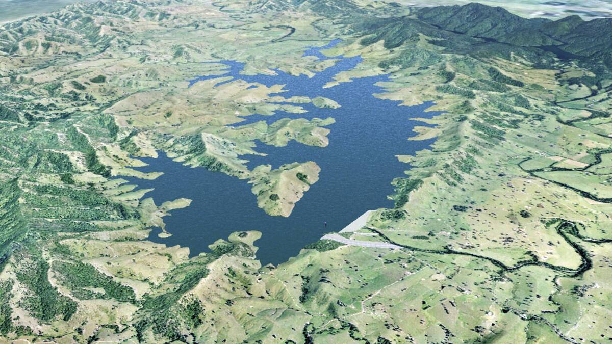 The proposed site for Tillegra Dam.