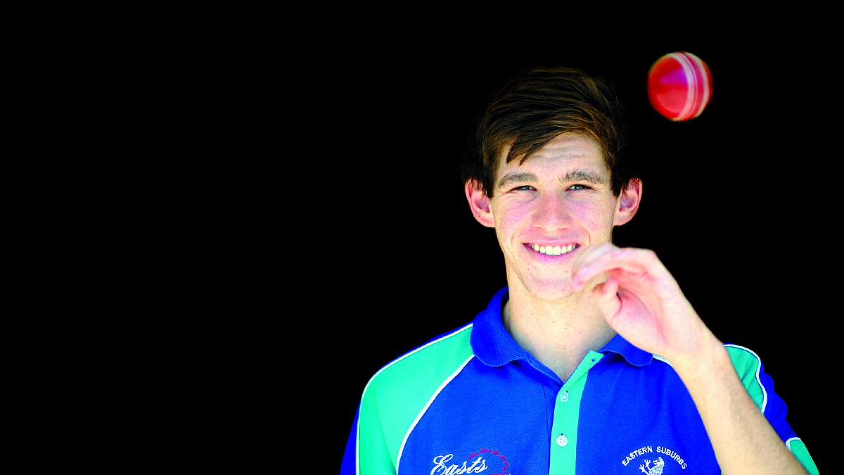 Lucas Sargent (pictured) will spearhead the Griffins bowling attack with fellow young gun Pat Magann.