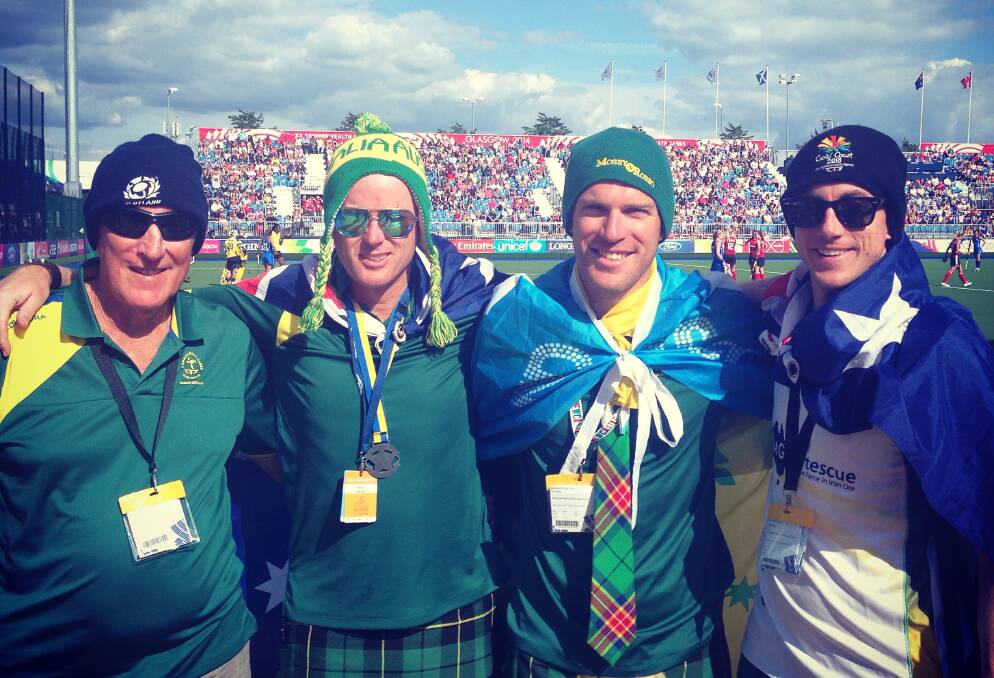 Josh Callinan joins Aussie fans at the hockey and yes it really is summer in Glasgow, our quartet are raising awareness of the Beanie For Brain Cancer appeal.