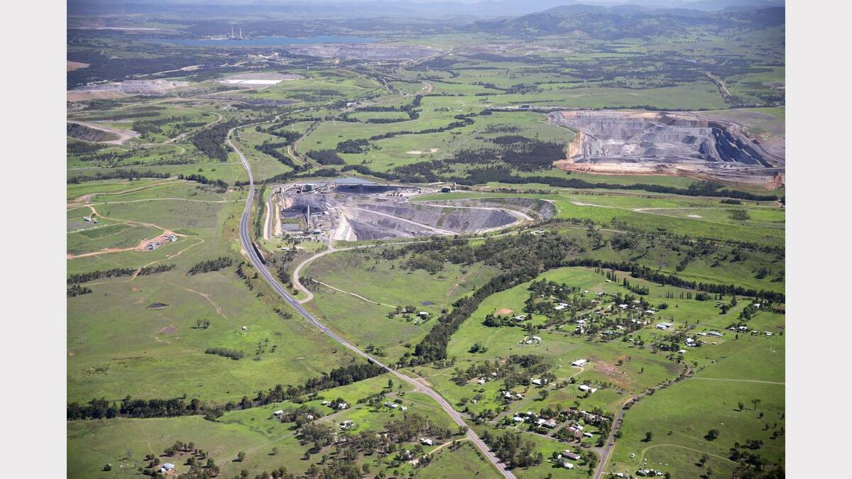 Dean Osland flew over the Hunter to take these images of the valleys coalmines and surrounds. 