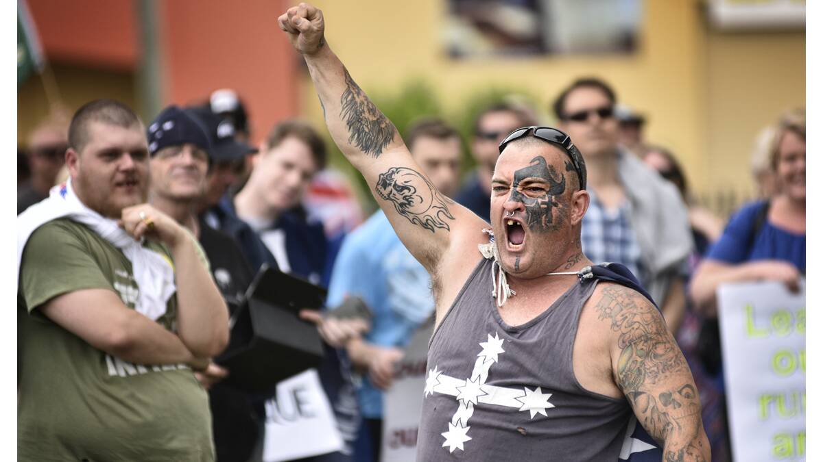 Cessnock was the site for a Reclaim Australia rally and counter-rally on the weekend. PHOTOS: Perry Duffin