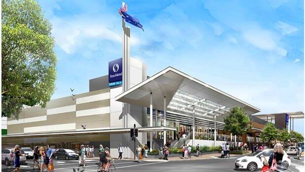 STRONG INTEREST: An artist's impression of one aspect of the expansion of Stockland Green Hills.