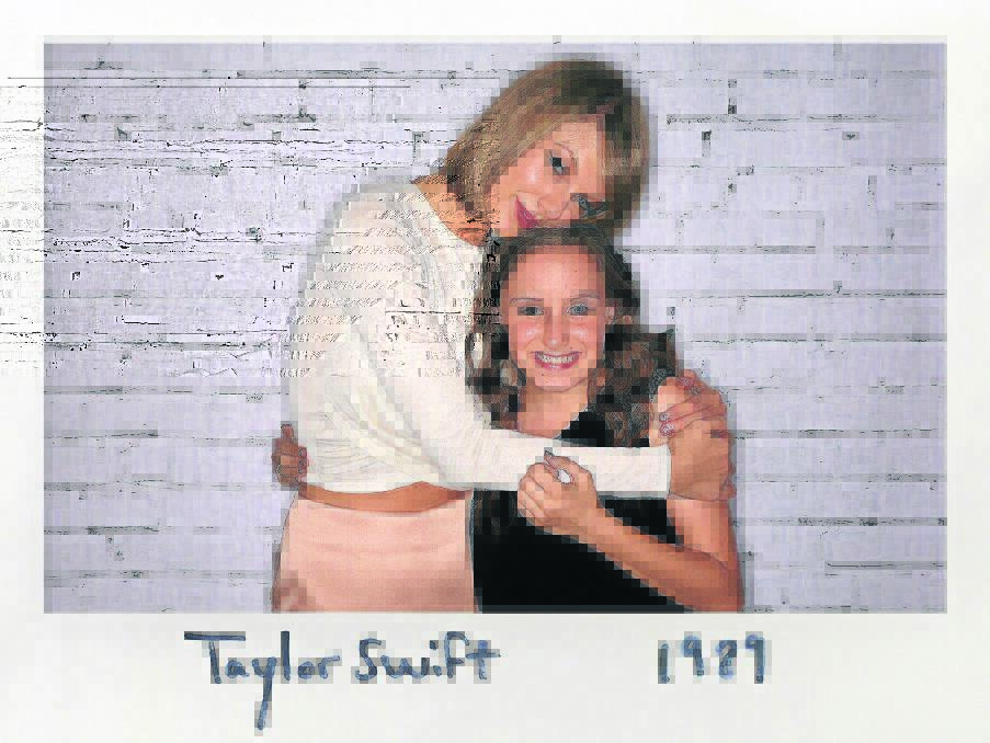 DREAMS DO COME TRUE: Jorja Hope meets her idol Taylor Swift at the concert in Sydney.