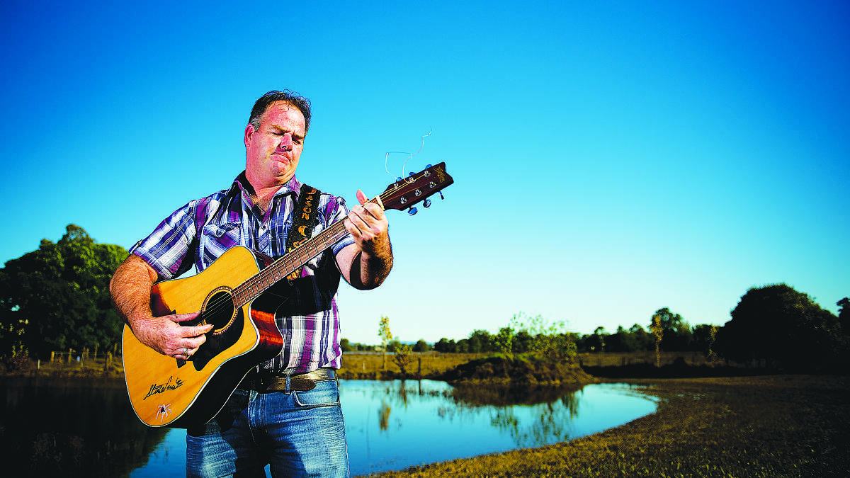 SOUND DECISION: Country musician Jason Carruthers has teed up more than 20 artists to perform in a flood relief concert.	Picture by PERRY DUFFIN