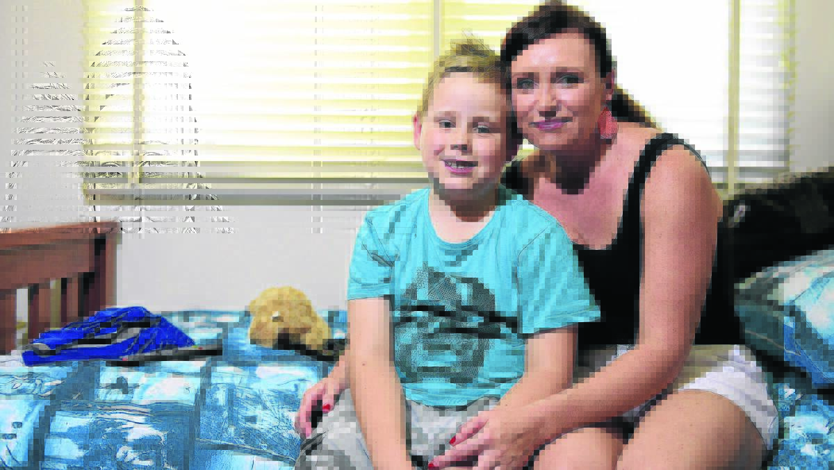 STRONG BOND:  Seth and Emma Bunt want to be able to concentrate on Seth’s kidney transplant without added financial stress. 	Picture by PERRY DUFFIN 