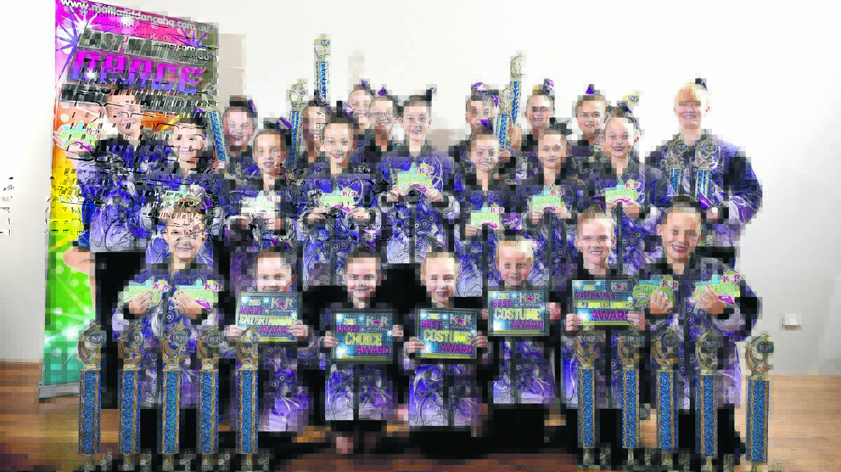 TALENTED: The students from East Maitland Dance Headquarters who have been invited to perform in New York.