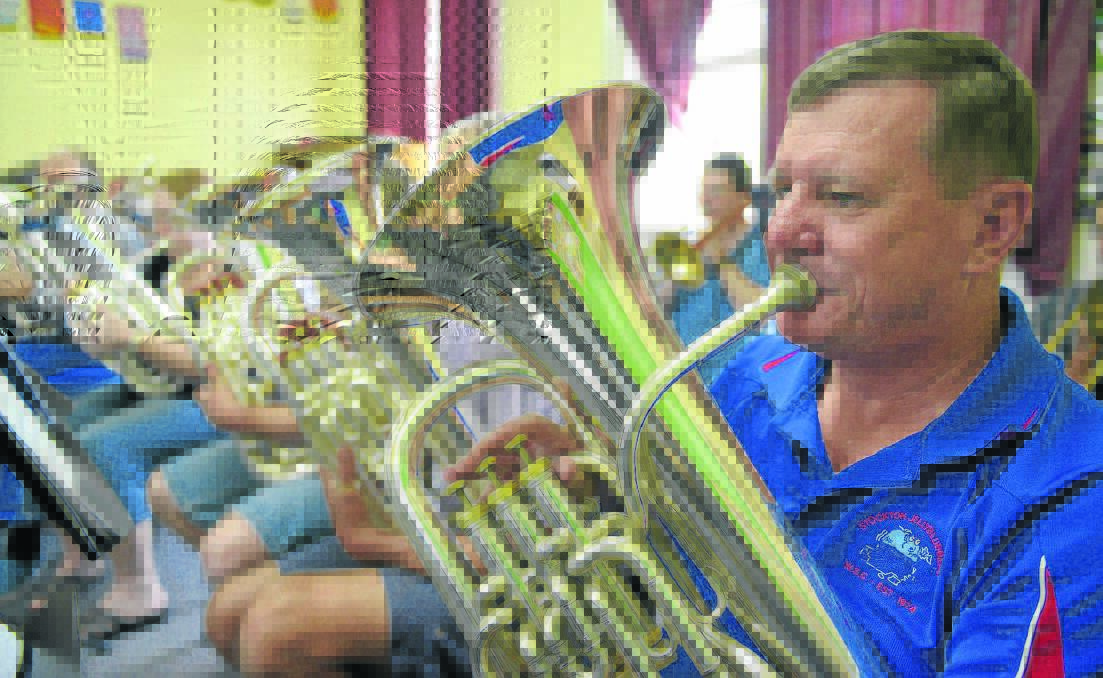 PROUD HISTORY:  Band president Lance Turner says the band’s wide repertoire gives it an edge. Picture by STUART SCOTT