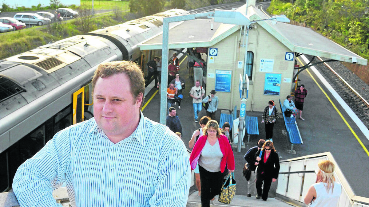 INCONVENIENT AND COSTLY:  East Maitland commuter Ben Horn says the plan to cut the rail line will mean he has to drive to work each day.  	Picture by STUART SCOTT 