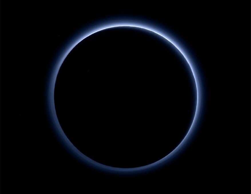 PLUTO: Blue skies of Pluto.