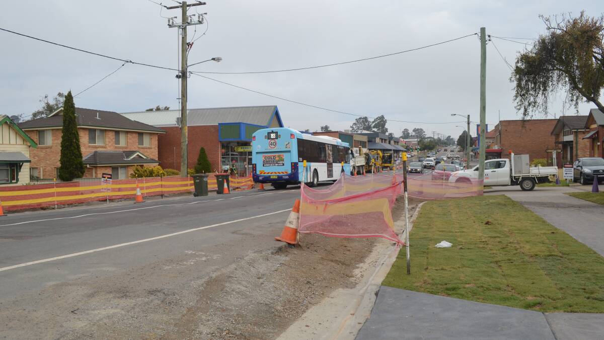 REPLACEMENTS ON THEIR WAY: The northern end of Lawes Street in East Maitland looking desolate without the trees.