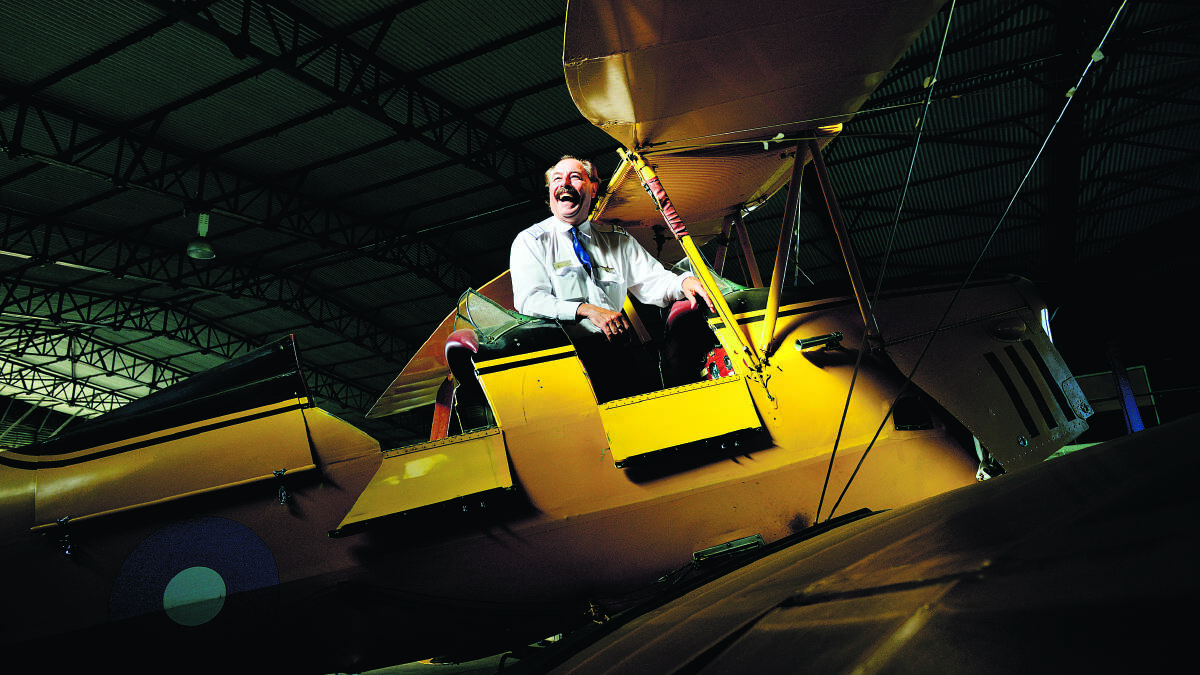 TOUGH TIMES: Newcaslte Aero Club chief pilot Phil Unicomb has flown in the Great Train Race eight times.   