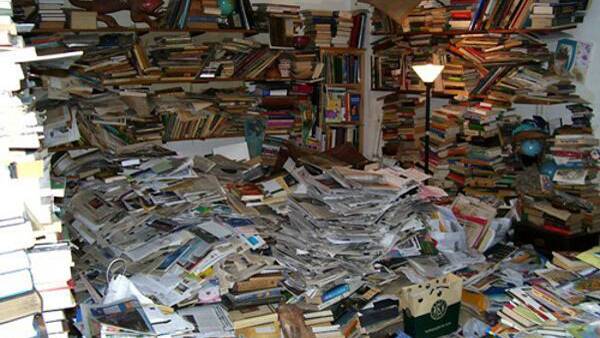 HELP AT HAND: Hoarders have been known to be crowded out of their own homes.