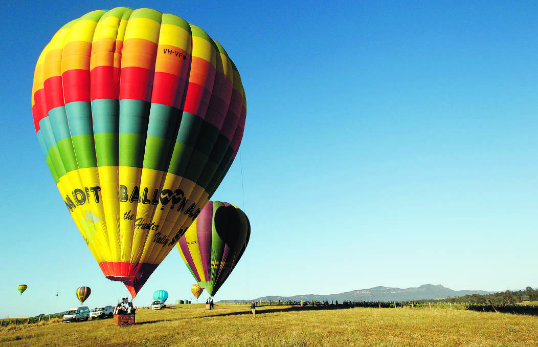 YOU COULD WIN: Win a double ticket for a balloon flight in the Hunter Valley.