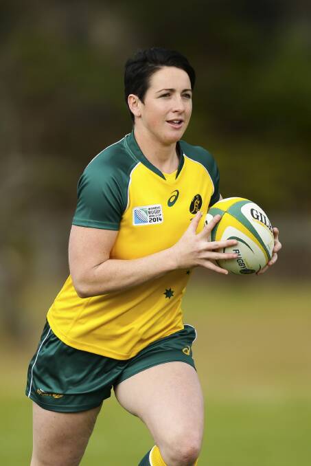 OLYMPICS IN VIEW: Mollie Gray eyes the 2016 Olympics after being named in the Australian rugby squad.