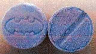 BLUE BATMAN: The pill known as blue batman is similar to Blue Scissors and has been blamed for a number of deaths and hospitalisations.