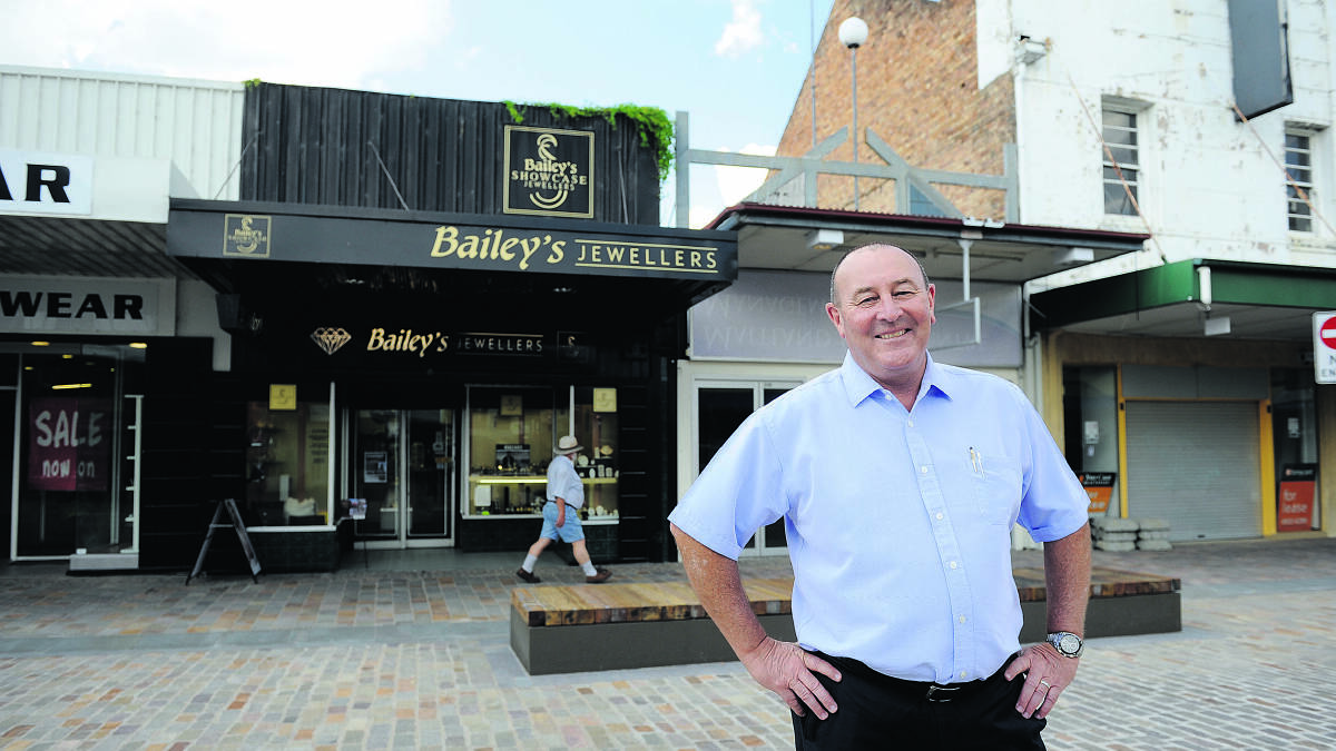 COMPENSATION:  Bailey’s Jewellers owner Doug Crich hopes compensation negotiations can be dealt with quickly.  	Picture by CATH BOWEN
