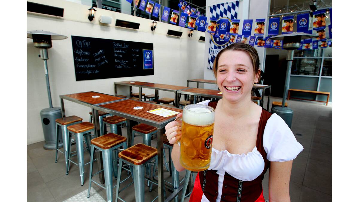 MAITLAND BOUND:  Das Hund Haus’s German theme and traditional beers and food are popular in Newcastle.