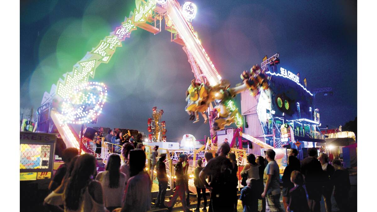 HOLD ON TIGHT: One of the exciting rides the Showmen’s Guild of Australasia will bring to this year’s Maitland Show, which starts on Friday, February 19.