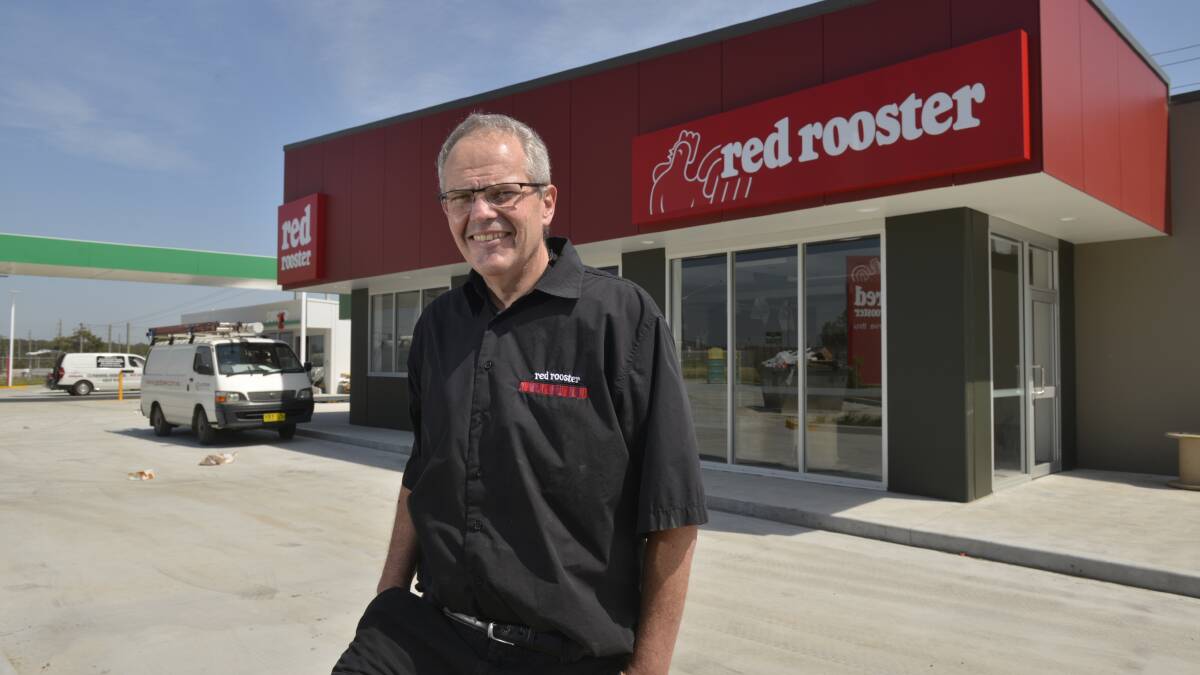 Mitch Stambolie is opening a new Red Rooster outlet at Heddon Greta that will employ about 40 people.