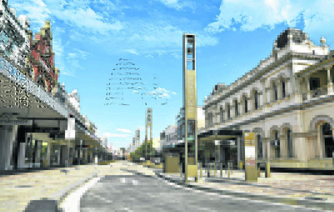 OPEN FOR BUSINESS: Stage one of The Levee in central Maitland will be opened on Thursday.