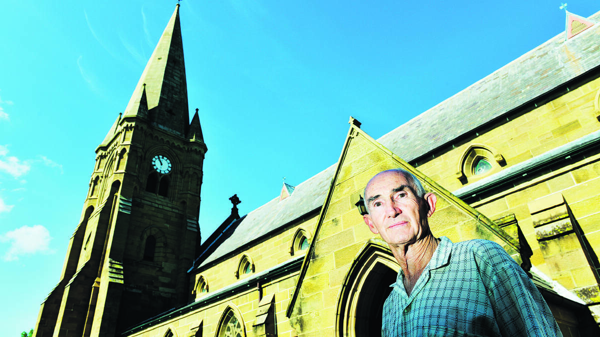 TOLLING JOY:  John Hamilton will conduct tours of the clock tower at St Mary’s Anglican Church.