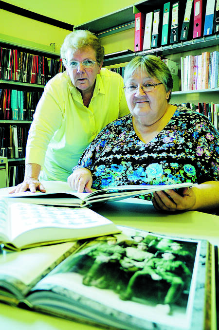 TRIBUTE:  Co-authors Robyn Wickham and Ann Campbell pay tribute to ­service men and women.  	