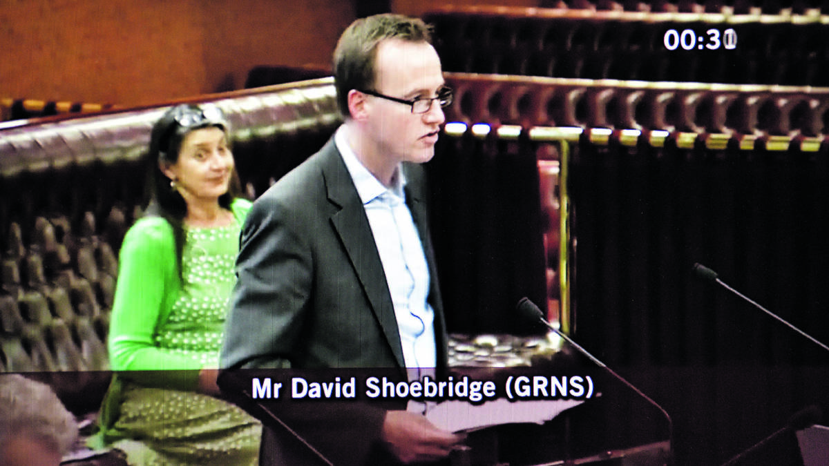 QUESTION TIME: Greens MLC David Shoebridge calls for Bob Hawes' resignation.