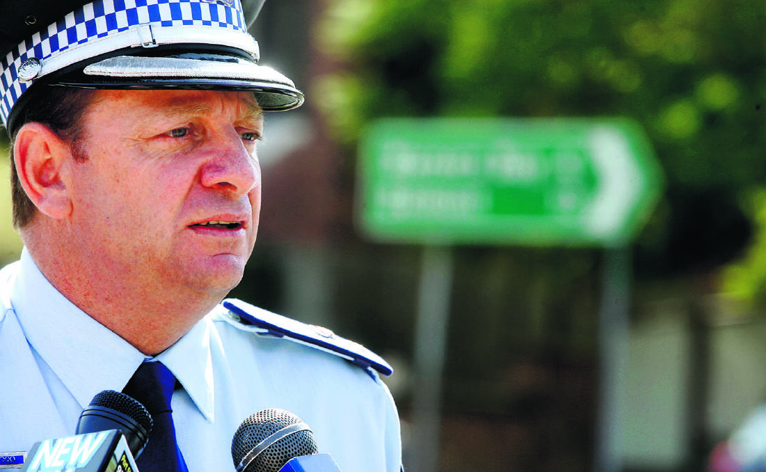 ILLEGAL DRUGS PROBLEM: Central Hunter local area commander Superintendant Garry O’Dell said the ­supply of prohibited drugs was a big issue in the area.