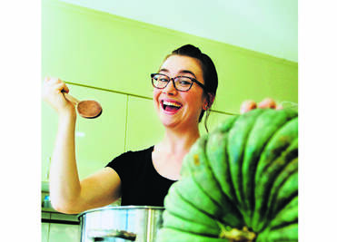 HELPING HAND:  Jen Hembry from the Readers Cafe and Larder.  