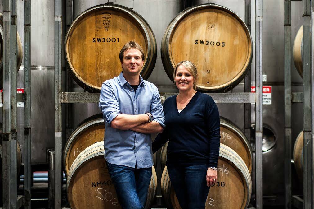 TOP TEAM: Lorn winemaking team of Liz and Shaun Silkman, whose label is causing a major stir in wine circles.