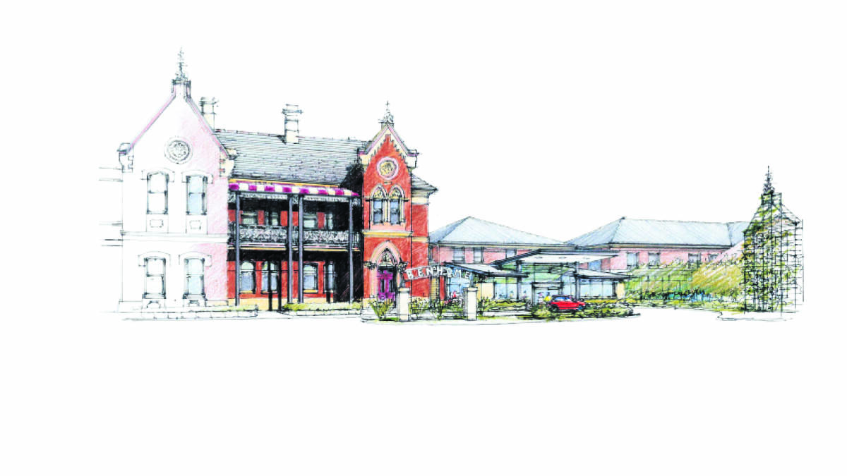 NEW LOOK: An artist’s illustration on how the expanded Benhome will look. 