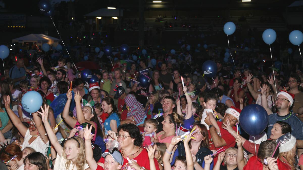 FLASHBACK:  The carols drew a packed and happy crowd in 2013.