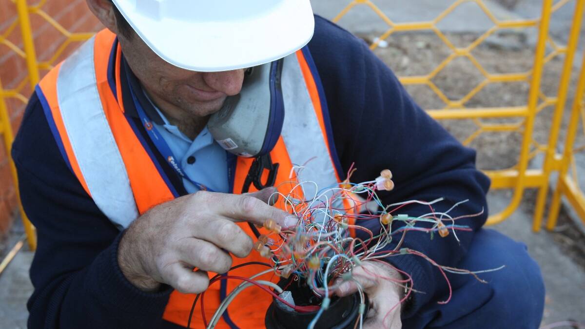 BUSINESSES SUFFERING: MA Technology Solutions owner Gary Meers says slow internet service is a problem for businesses in the CBD.