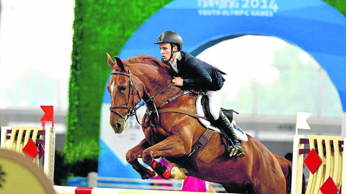 BIG DREAMS:  Jake Hunter whose ultimate goal is to win a gold medal in the Olympics. 	Picture: FEI Richard Juilliart