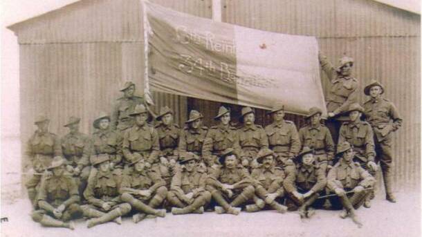 WESTERN FRONT:  The 6th Regiment of the 34th Battalion AIF, which proudly became known as Maitland’s Own. 