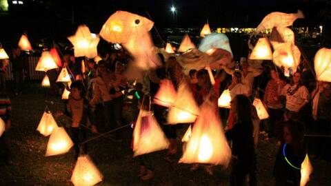 LANTERN PARADE: The lantern parade is traditionally the highlight of Wollombi Country Fair.