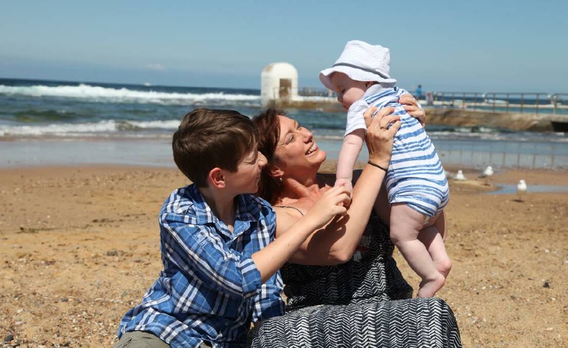 FAMILY TIME: Tara O’Connell with her sons Jacob, 13 and Alexander, 2.  