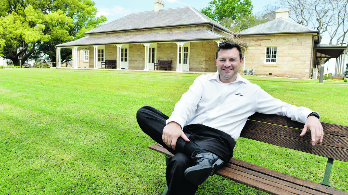 FAITHFULLY RESTORED:  Closebourne Village manager Colin Streit and the restored Morpeth House.  	Picture by CATH BOWEN 